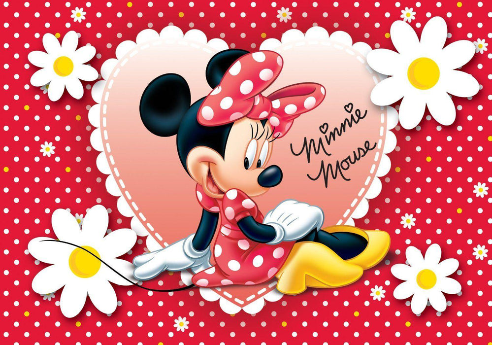 Minnie Mouse Tortenaufleger, Rechteckig - Tortendekoshop