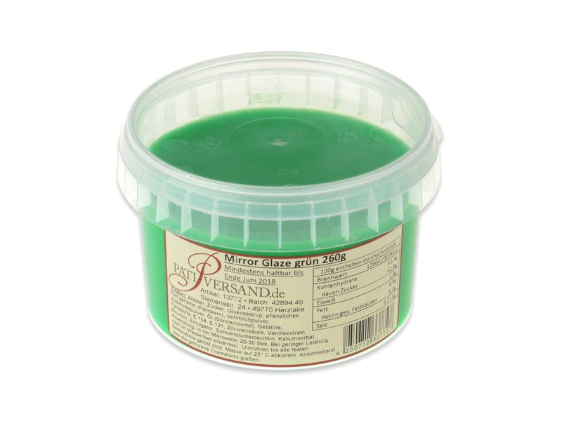 Mirror Glaze grün, 260g - Tortendekoshop