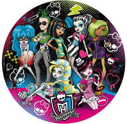 Monster High Runde Tortenaufleger - Tortendekoshop