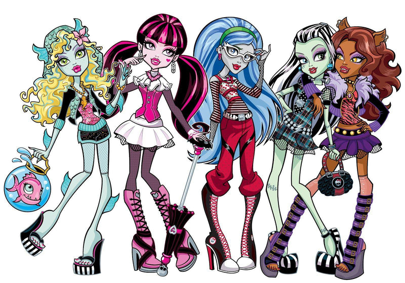 Monster High Tortenaufleger, Rechteckig - Tortendekoshop