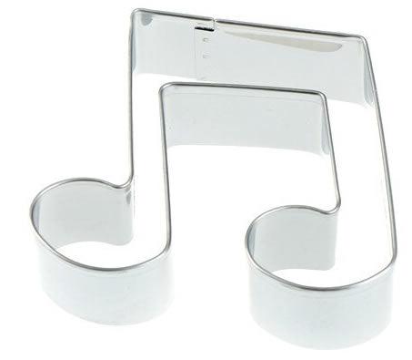 Musik Noten Ausstechform, Edelstahl - Tortendekoshop