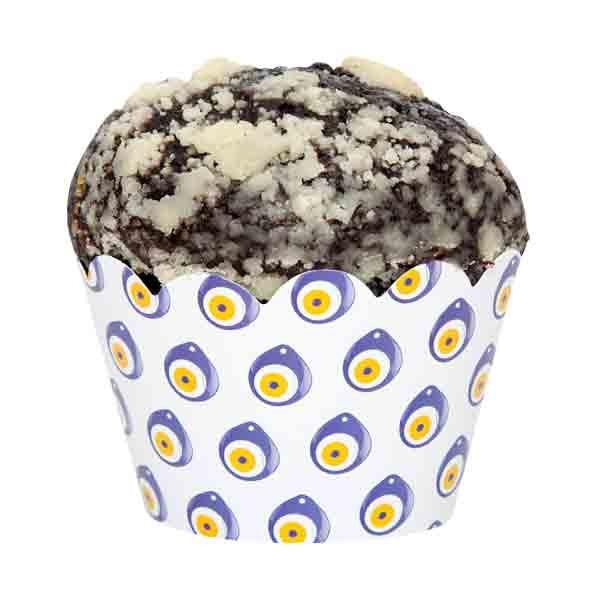 Nazar Boncugu (Schützende Auge) Muffin Wrapper,10 Stk - Tortendekoshop