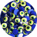 Nazar Boncugu, Schützende Auge, Perlen Blau, Gelb - Tortendekoshop