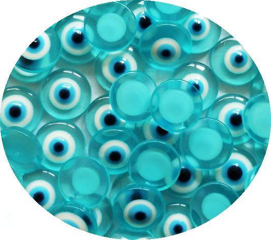 Nazar Boncugu, Schützende Auge, Perlen Türkis - Tortendekoshop
