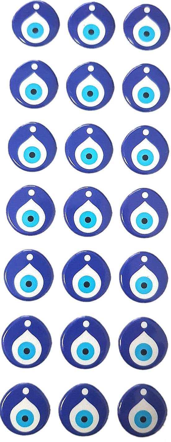Nazar Boncugu, Schützende Auge, Sticker, 21 Stk. - Tortendekoshop