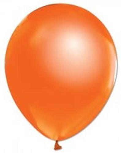 Orange Metallic Luft Ballon - Tortendekoshop