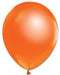 Orange Metallic Luft Ballon - Tortendekoshop