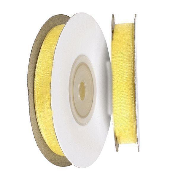 Organza Schleifenband gelb - Tortendekoshop