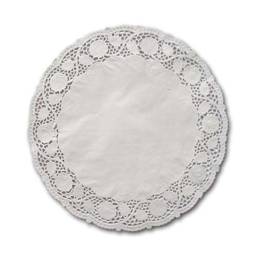 Torten Spitzenpapier Weiss, 26cm - Tortendekoshop