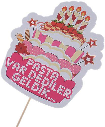 Pasta Var Geldik Deko Sprechballon - Tortendekoshop