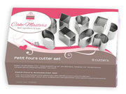 Petit Fours Ausstecher Set, 9-teilig - Tortendekoshop