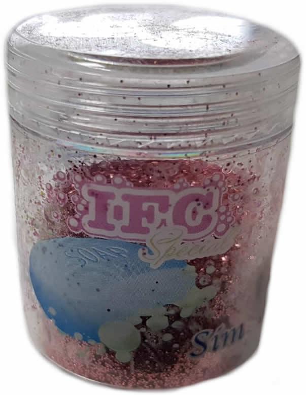 Pink Seife, Duftstein Glitzer pulver - Tortendekoshop