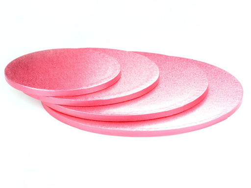 Pink Tortenunterlage Rund, 30cm - Tortendekoshop