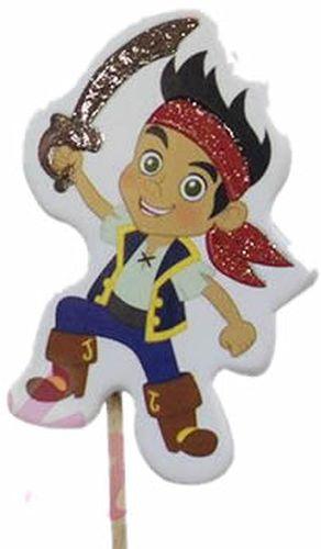 Piraten Kinder Thema Deko Kuchen Topper, Cupcake Picks - Tortendekoshop