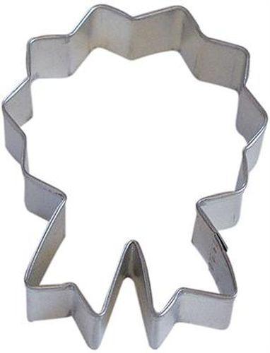 Plakette mit Schleifen Ausstechform, Edelstahl - Tortendekoshop
