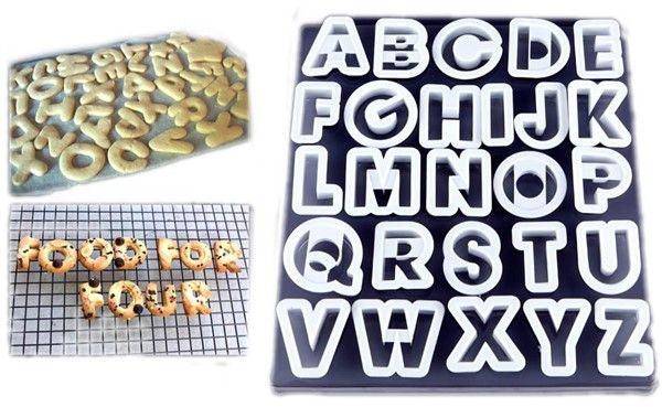 Plastik Buchstaben Set, 5 cm - Tortendekoshop