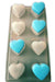 Plastik Herzen Schokoladen form - Tortendekoshop