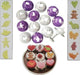 Plastik Muffin, Cupcake Motiv Ausstecher Set - Tortendekoshop