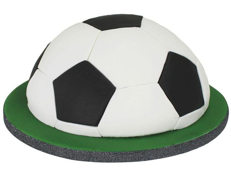 PME Halbkugel, Fußball Backform, 16cm - Tortendekoshop