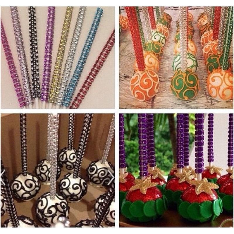 Popcake Lollipop Stiele mit Steinen - Tortendekoshop