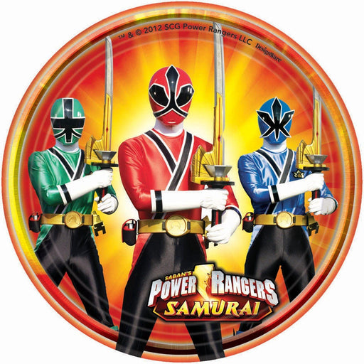 Power Rangers Runde Tortenaufleger - Tortendekoshop