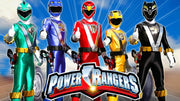Power Rangers Tortenaufleger, Reckteckig - Tortendekoshop