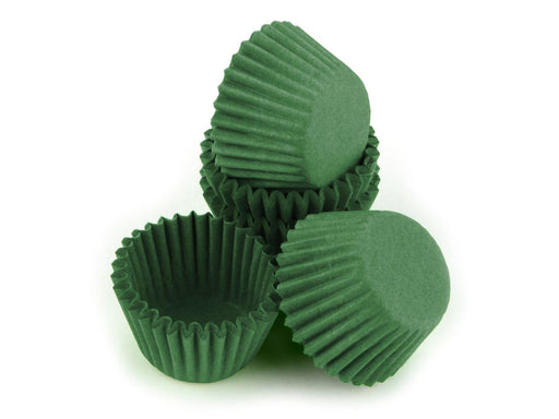 Pralinenkapseln 25mm grün, 100 Stück - Tortendekoshop