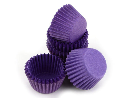 Pralinenkapseln 25mm violett, 100 Stück - Tortendekoshop