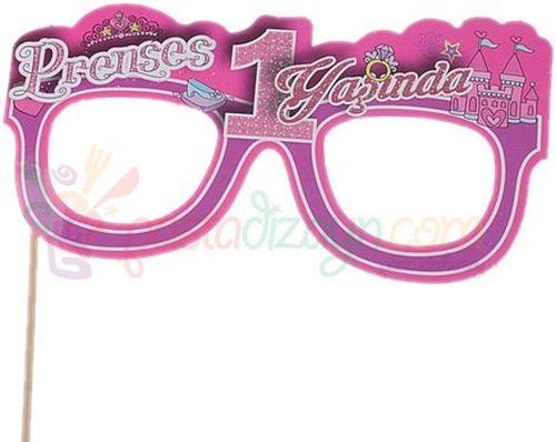 Prenses 1 Yasinda Karton Maske - Tortendekoshop
