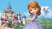 Prinzessin Sofia Tortenaufleger, Rechteckig - Tortendekoshop