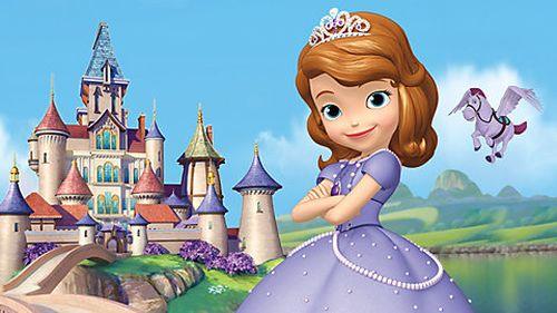 Prinzessin Sofia Tortenaufleger, Rechteckig - Tortendekoshop