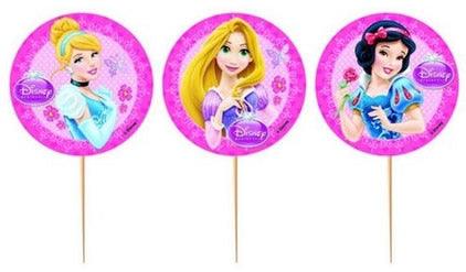 Prinzessin Thema Kuchen Topper, Cupcake Picks - Tortendekoshop