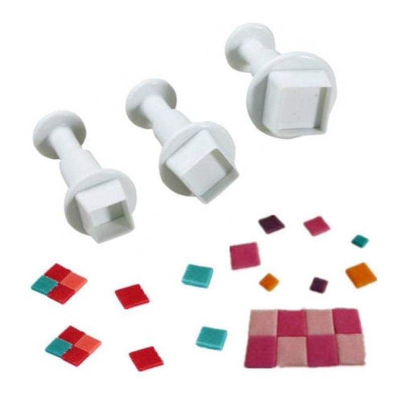 Quadrat Ausstecher Set - Tortendekoshop