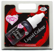Rainbow Dust Lebensmittelfarbe Airbrush red, rot, 16ml - Tortendekoshop