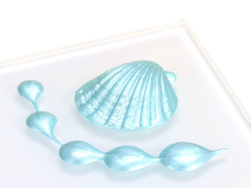 Rainbow Dust Metallic-Lebensmittelfarbe Perlmutt Baby Blue - Tortendekoshop