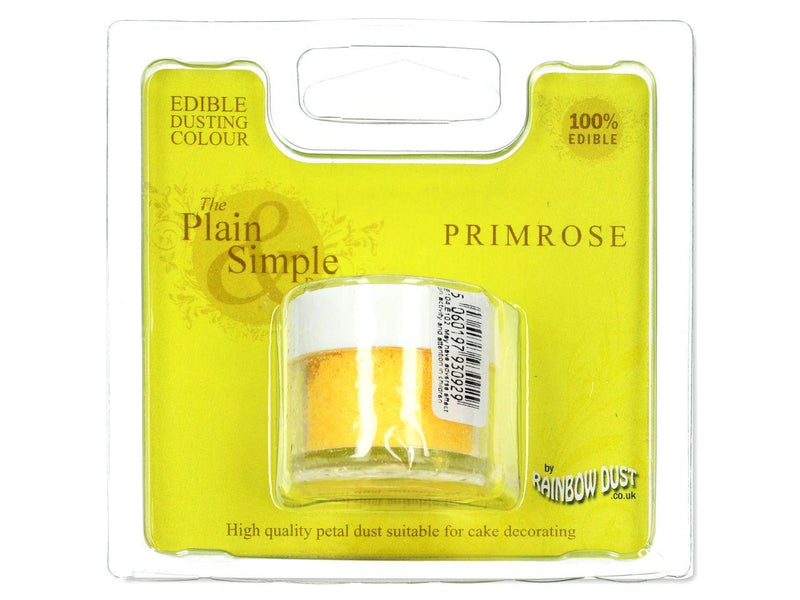 Rainbow Dust Puderfarbe Primrose, Gelb, 4g - Tortendekoshop