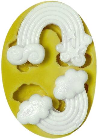Regenbogen Silikonform, 2er - Tortendekoshop