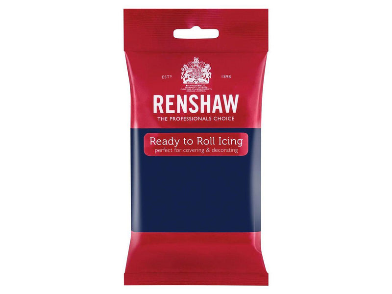 Renshaw Rollfondant Pro Dunkelblau, 250g - Tortendekoshop