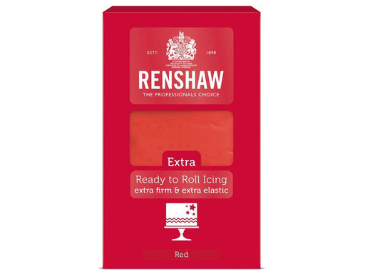 Renshaw Rollfondant Pro Extra Rot, 1kg - Tortendekoshop