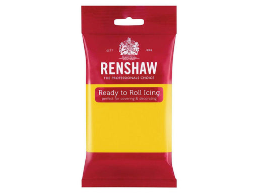 Renshaw Rollfondant Pro Gelb, 250g - Tortendekoshop