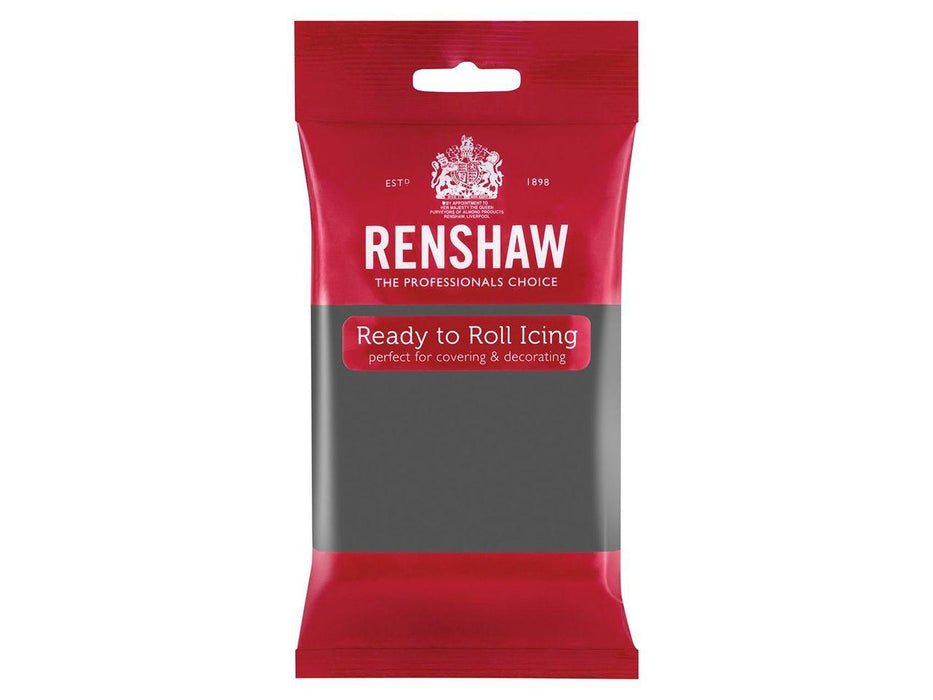 Renshaw Rollfondant Pro grau, 250g - Tortendekoshop