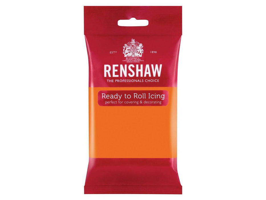 Renshaw Rollfondant Pro Orange, 250g - Tortendekoshop