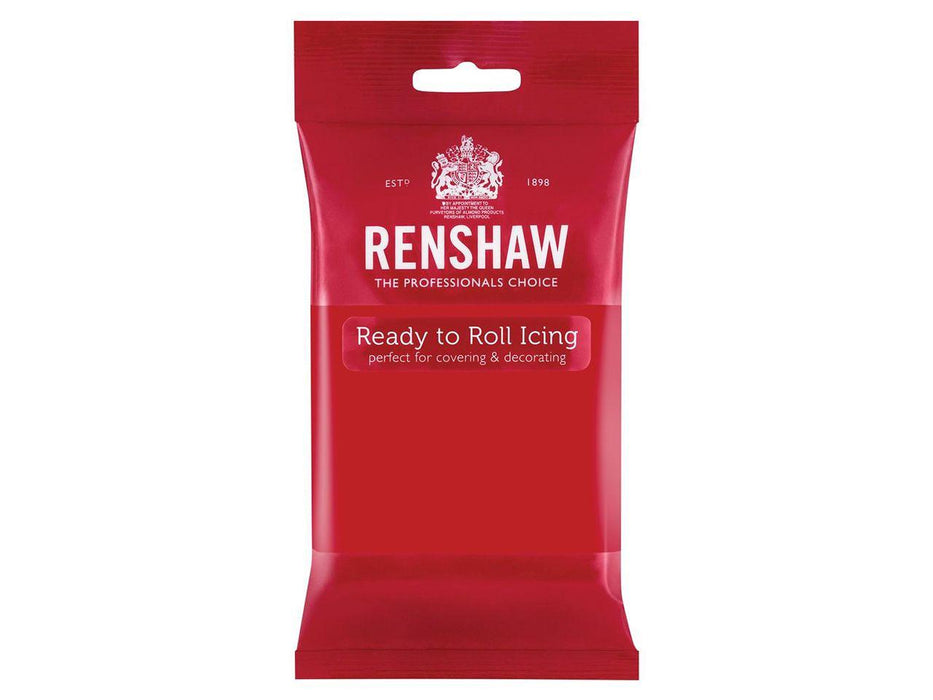 Renshaw Rollfondant Pro Rot, 250g - Tortendekoshop