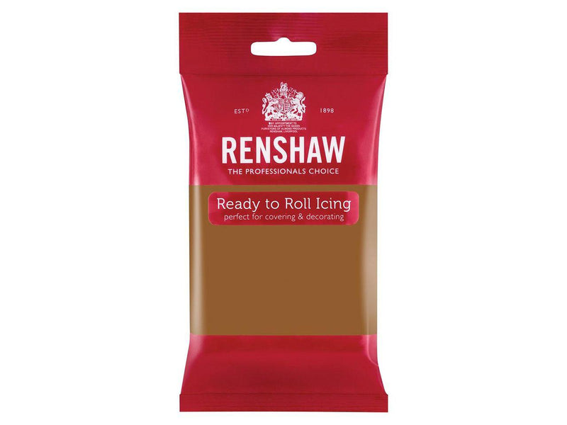 Renshaw Rollfondant Pro Teddy Bär Braun, 250g - Tortendekoshop