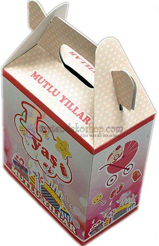 Rosa 1 Yas Geschenktüte mit Hebel - Tortendekoshop