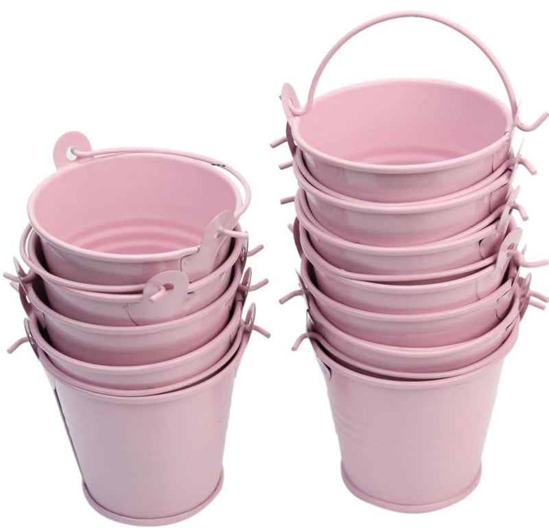 Rosa Deko Eimer - Tortendekoshop