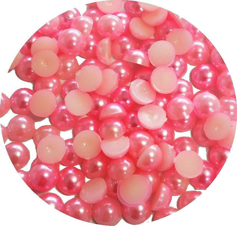 Rosa Deko Halbe Perlen, klein - Tortendekoshop