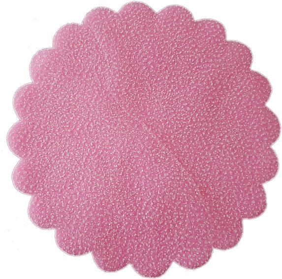 Rosa Deko Tüll mit Glitzereffekt - Tortendekoshop