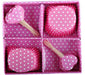 Rosa gepunktet Cupcake, Muffinförmchen Set - Tortendekoshop