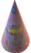 Rosa Happy Birthday Partyhüte - Tortendekoshop